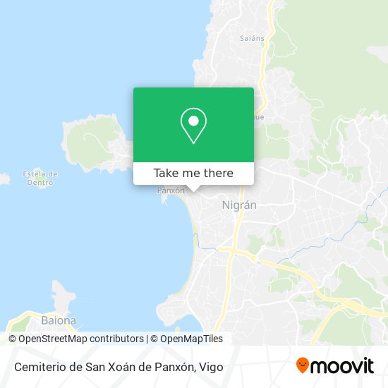 Cemiterio de San Xoán de Panxón map