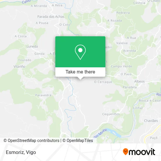Esmoriz map