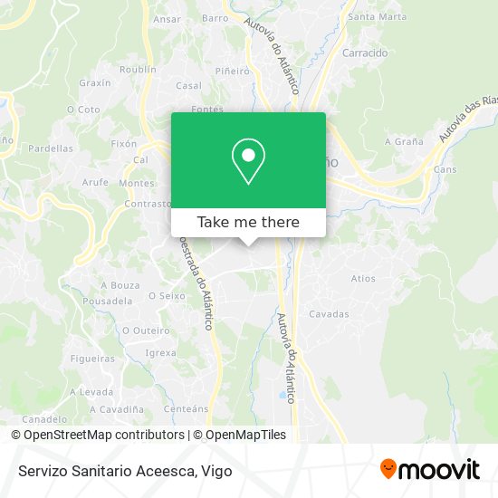 Servizo Sanitario Aceesca map