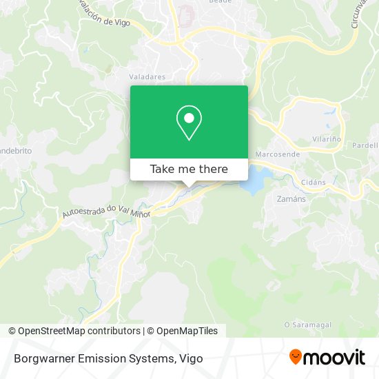 Borgwarner Emission Systems map