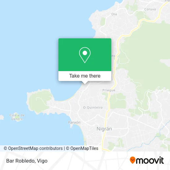 Bar Robledo map