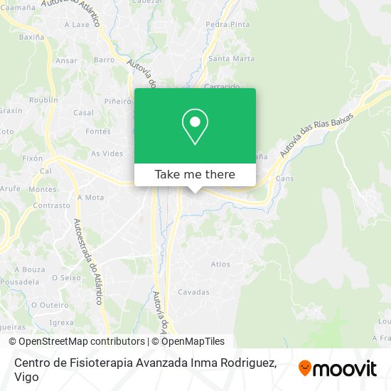 Centro de Fisioterapia Avanzada Inma Rodriguez map