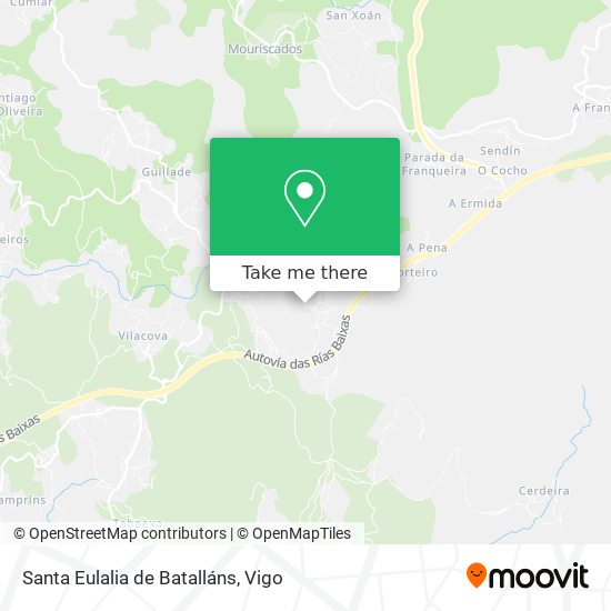 Santa Eulalia de Batalláns map