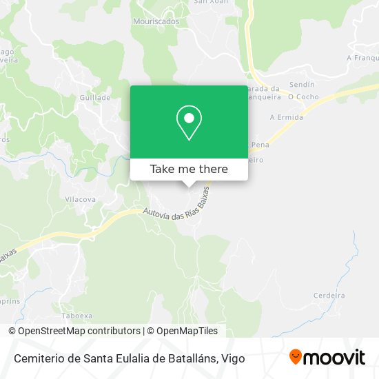 Cemiterio de Santa Eulalia de Batalláns map