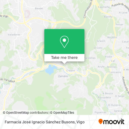 Farmacia José Ignacio Sánchez Busons map