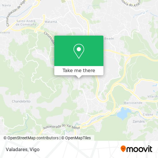 mapa Valadares