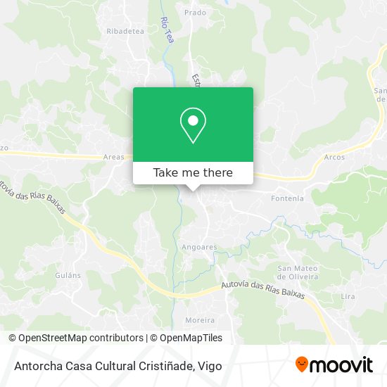 Antorcha Casa Cultural Cristiñade map