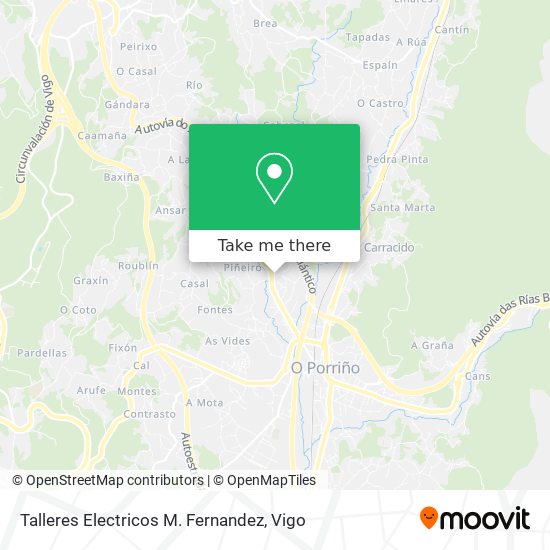 Talleres Electricos M. Fernandez map