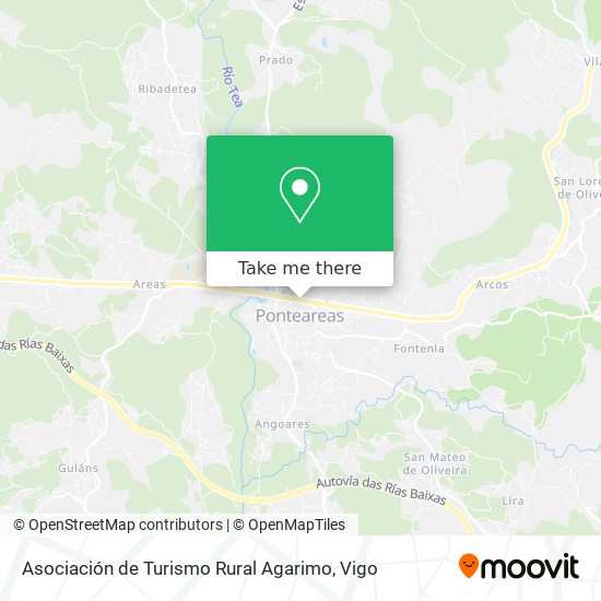 Asociación de Turismo Rural Agarimo map