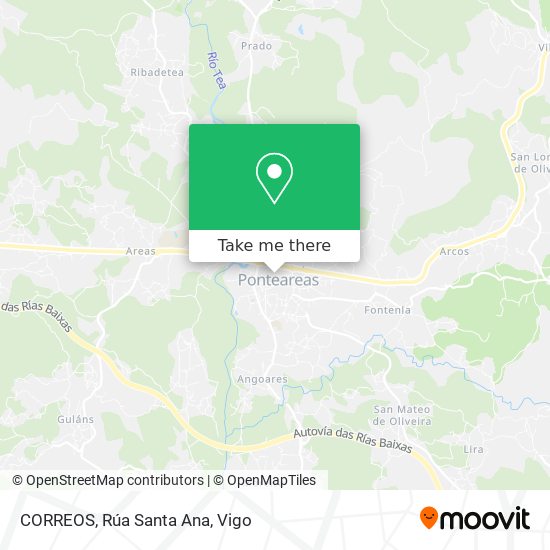 CORREOS, Rúa Santa Ana map