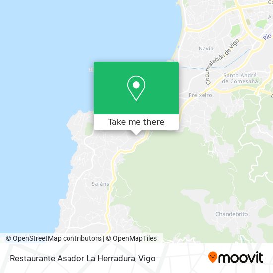 mapa Restaurante Asador La Herradura