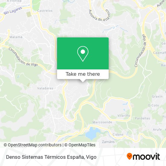 Denso Sistemas Térmicos España map