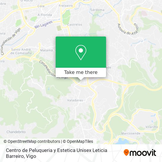 Centro de Peluqueria y Estetica Unisex Leticia Barreiro map