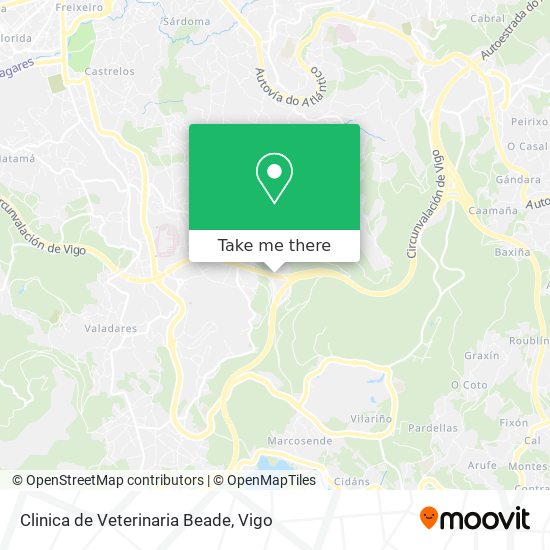 Clinica de Veterinaria Beade map