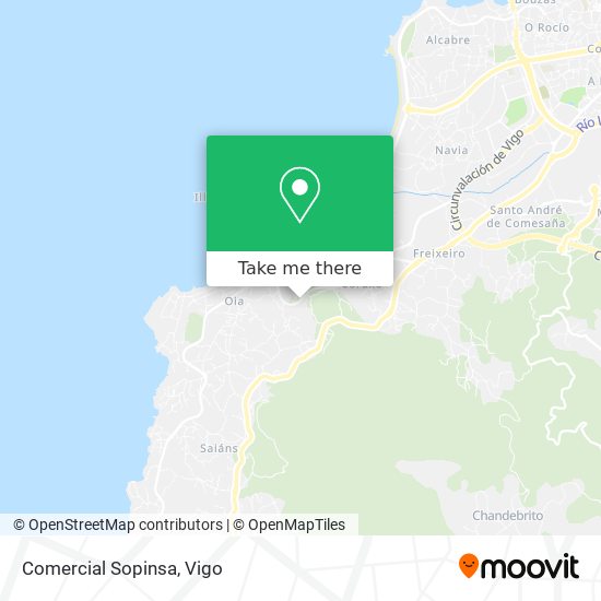 Comercial Sopinsa map