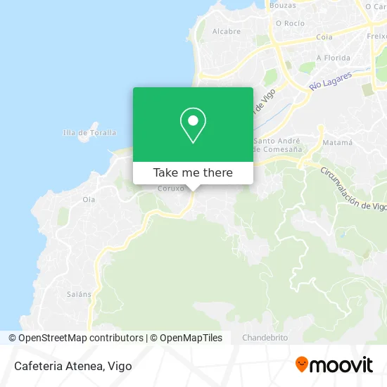 Cafeteria Atenea map