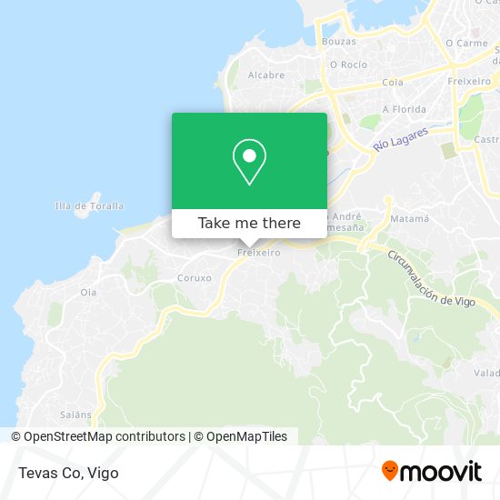 Tevas Co map