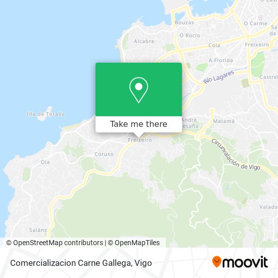 Comercializacion Carne Gallega map