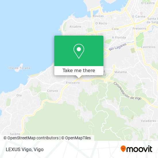 mapa LEXUS Vigo