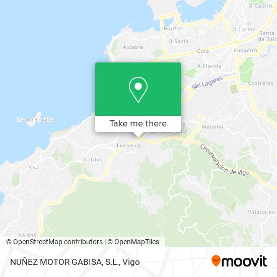 NUÑEZ MOTOR GABISA, S.L. map