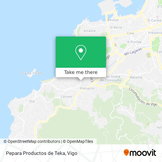 mapa Pepara Productos de Teka