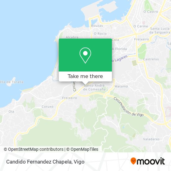 Candido Fernandez Chapela map
