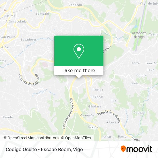 Código Oculto - Escape Room map