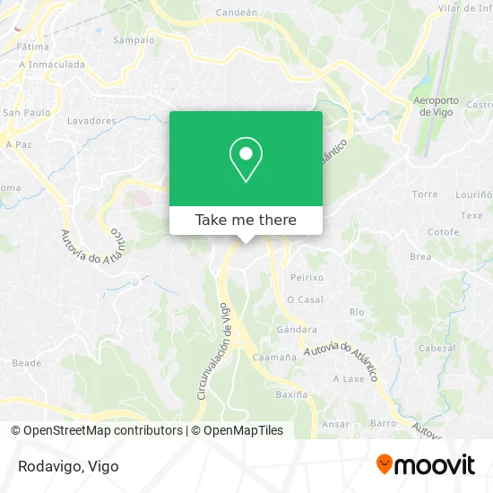 Rodavigo map