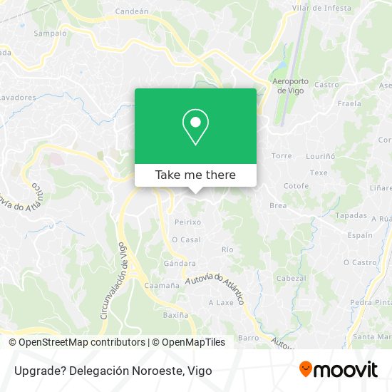 Upgrade? Delegación Noroeste map
