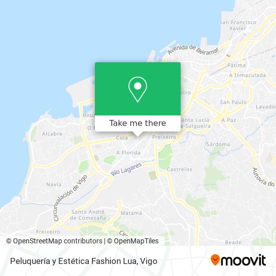 Peluquería y Estética Fashion Lua map