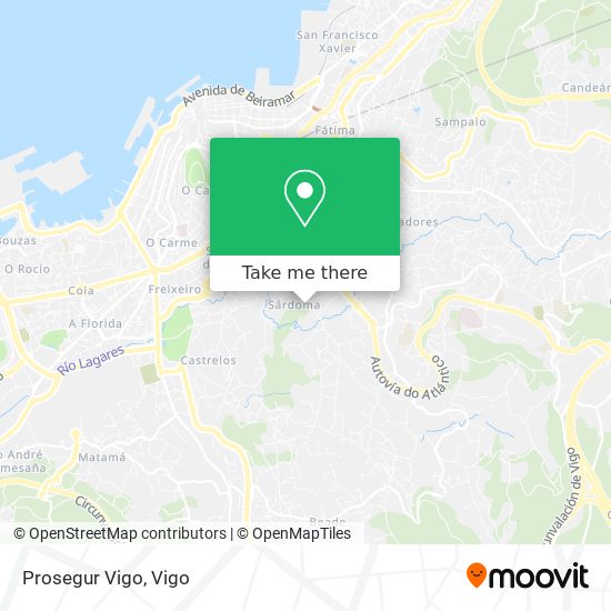 Prosegur Vigo map