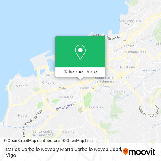 Carlos Carballo Novoa y Marta Carballo Novoa Cdad map