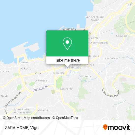 ZARA HOME map