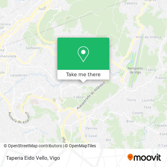 Taperia Eido Vello map