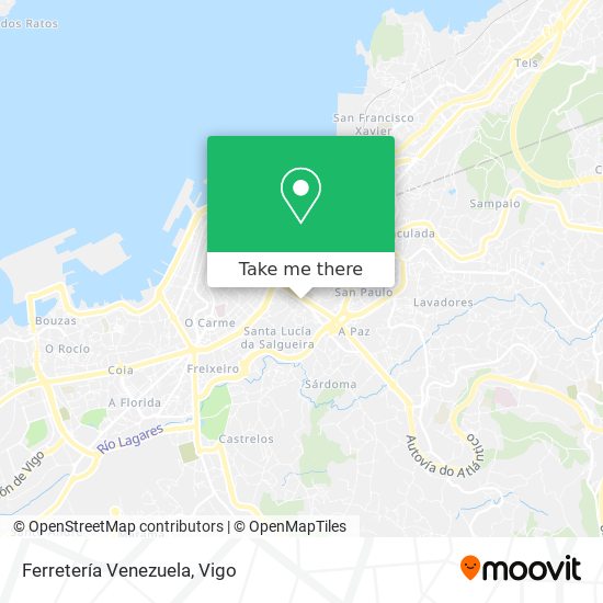 Ferretería Venezuela map