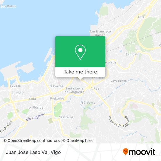 Juan Jose Laso Val map