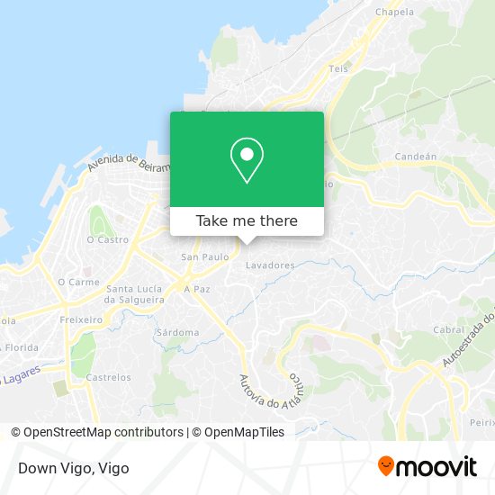 Down Vigo map