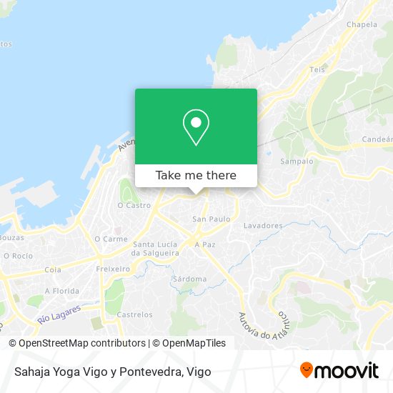 Sahaja Yoga Vigo y Pontevedra map