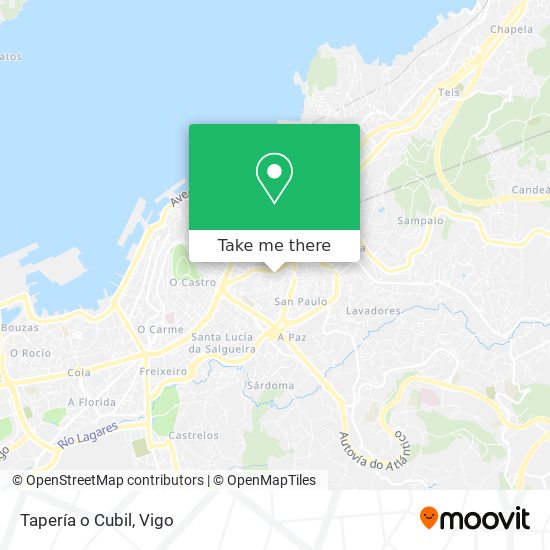 Tapería o Cubil map