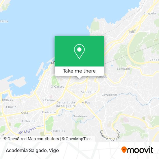 Academia Salgado map