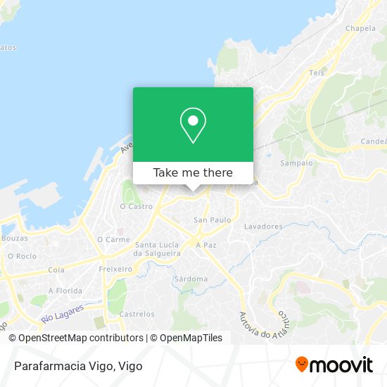 mapa Parafarmacia Vigo