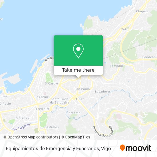 Equipamientos de Emergencia y Funerarios map