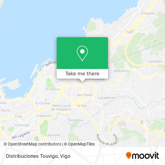 mapa Distribuciones Touvigo