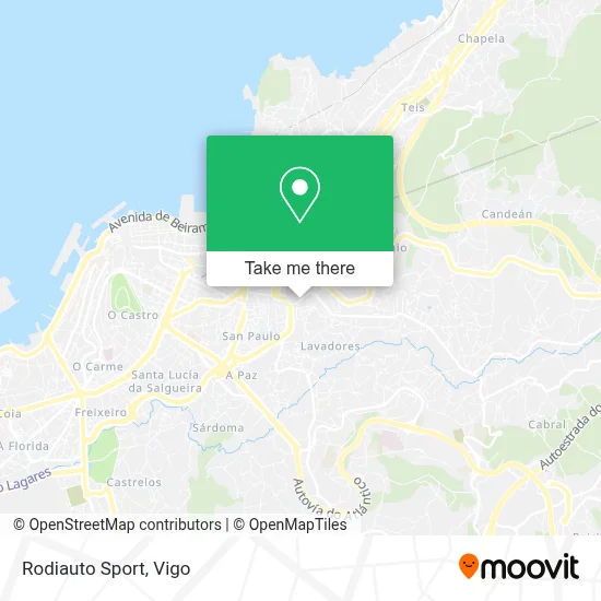 Rodiauto Sport map