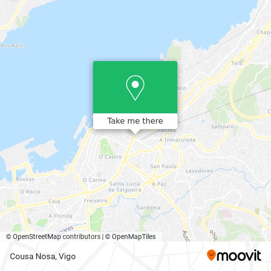 Cousa Nosa map