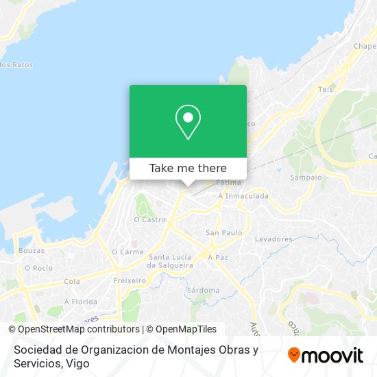 Sociedad de Organizacion de Montajes Obras y Servicios map