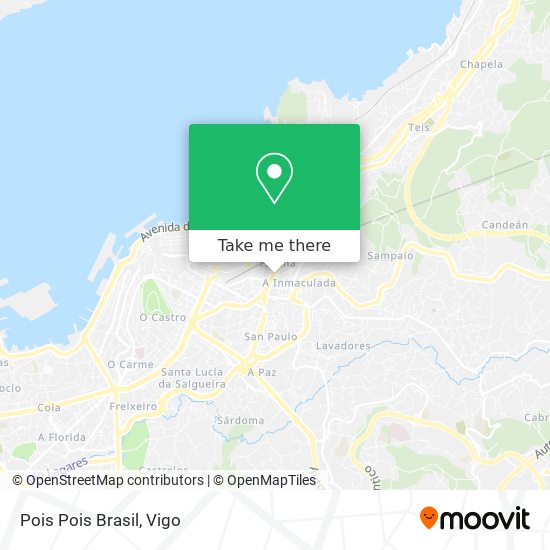 Pois Pois Brasil map