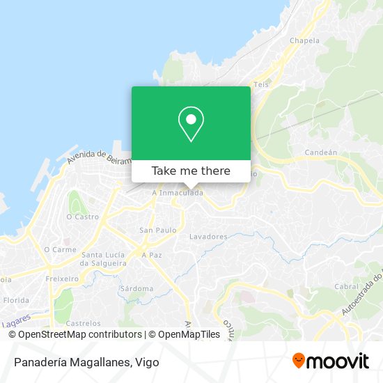 Panadería Magallanes map