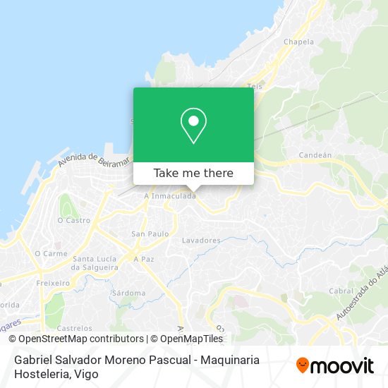 Gabriel Salvador Moreno Pascual - Maquinaria Hosteleria map