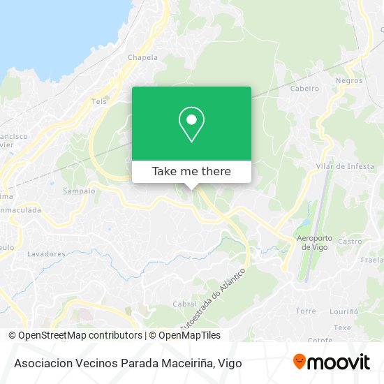 mapa Asociacion Vecinos Parada Maceiriña